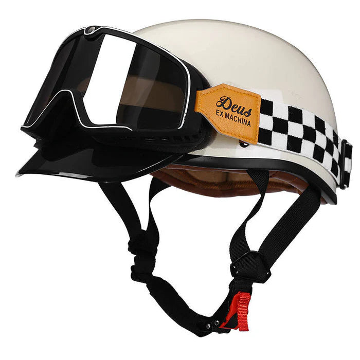 Retro half-helmet, summer travel gear-H49