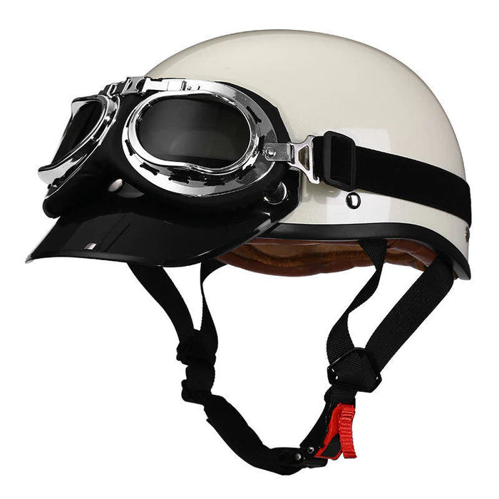 Retro half-helmet, summer travel gear-H49
