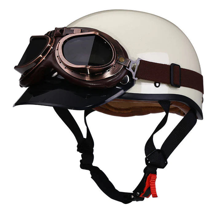 Retro half-helmet, summer travel gear-H49