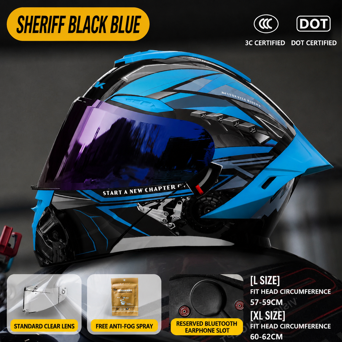 Sport Modular Motorcycle Helmet -H27
