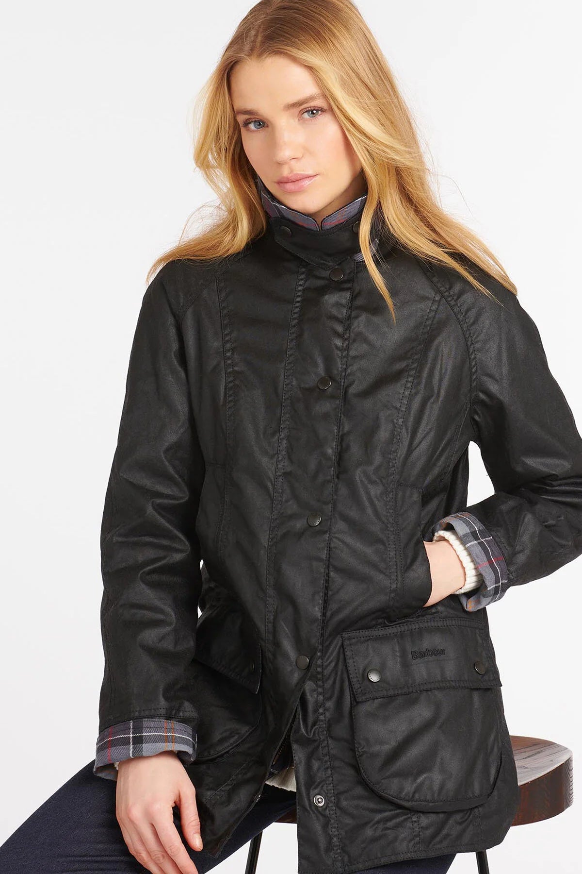 Beadnell Wax Jacket - BLACK