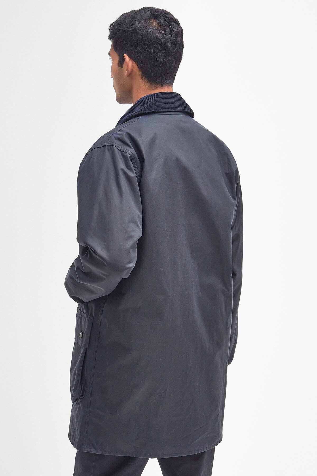 Border Wax Jacket - NAVY