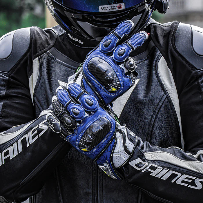 CE2 Carbon Fiber Leather Racing Gloves - G05
