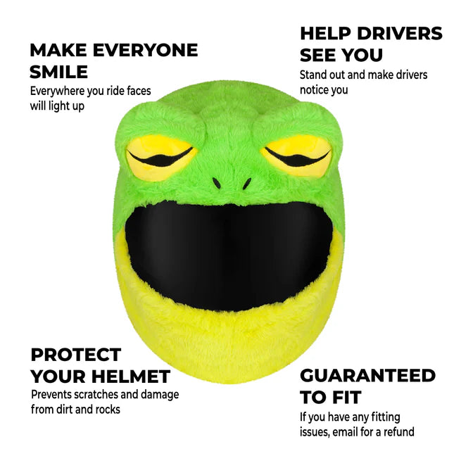 Motorcycle Helmet Cover - Frog