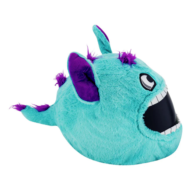 Motorcycle Helmet Cover - Crazy Blue Monster