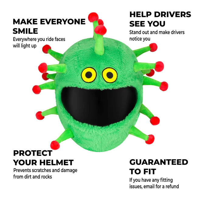 Motorcycle Helmet Cover - Virus