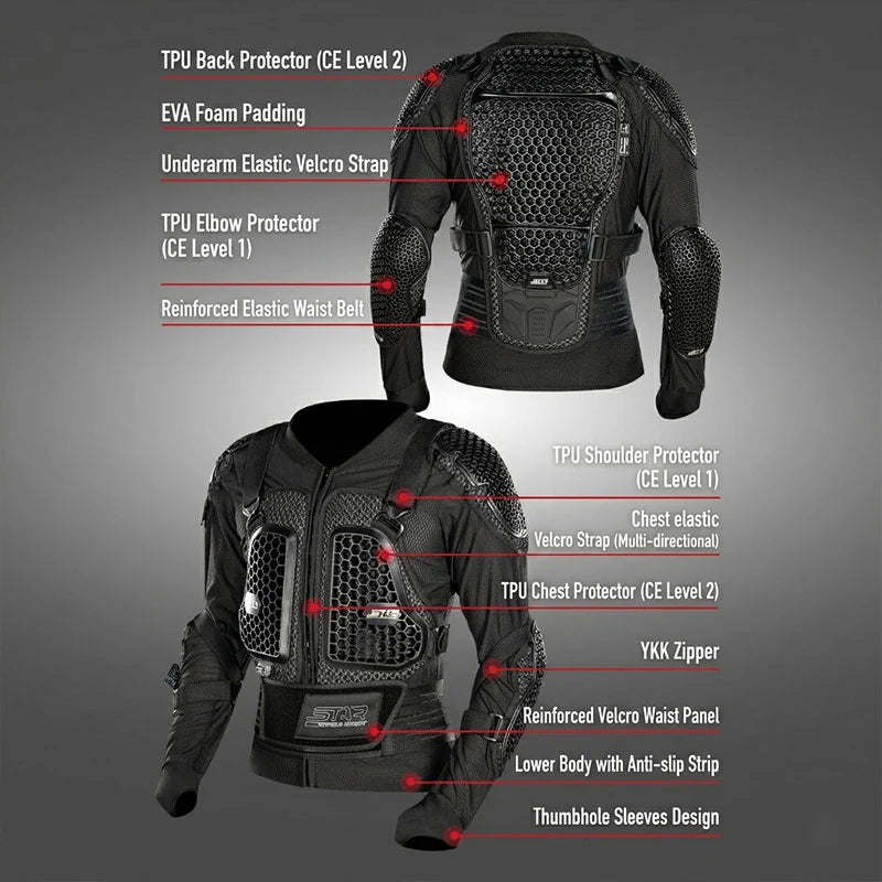 Breathable, impact-resistant, full-body protective armor - A09