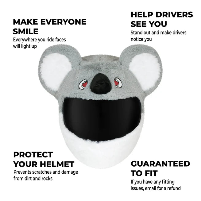 Motorcycle Helmet Cover - Koala
