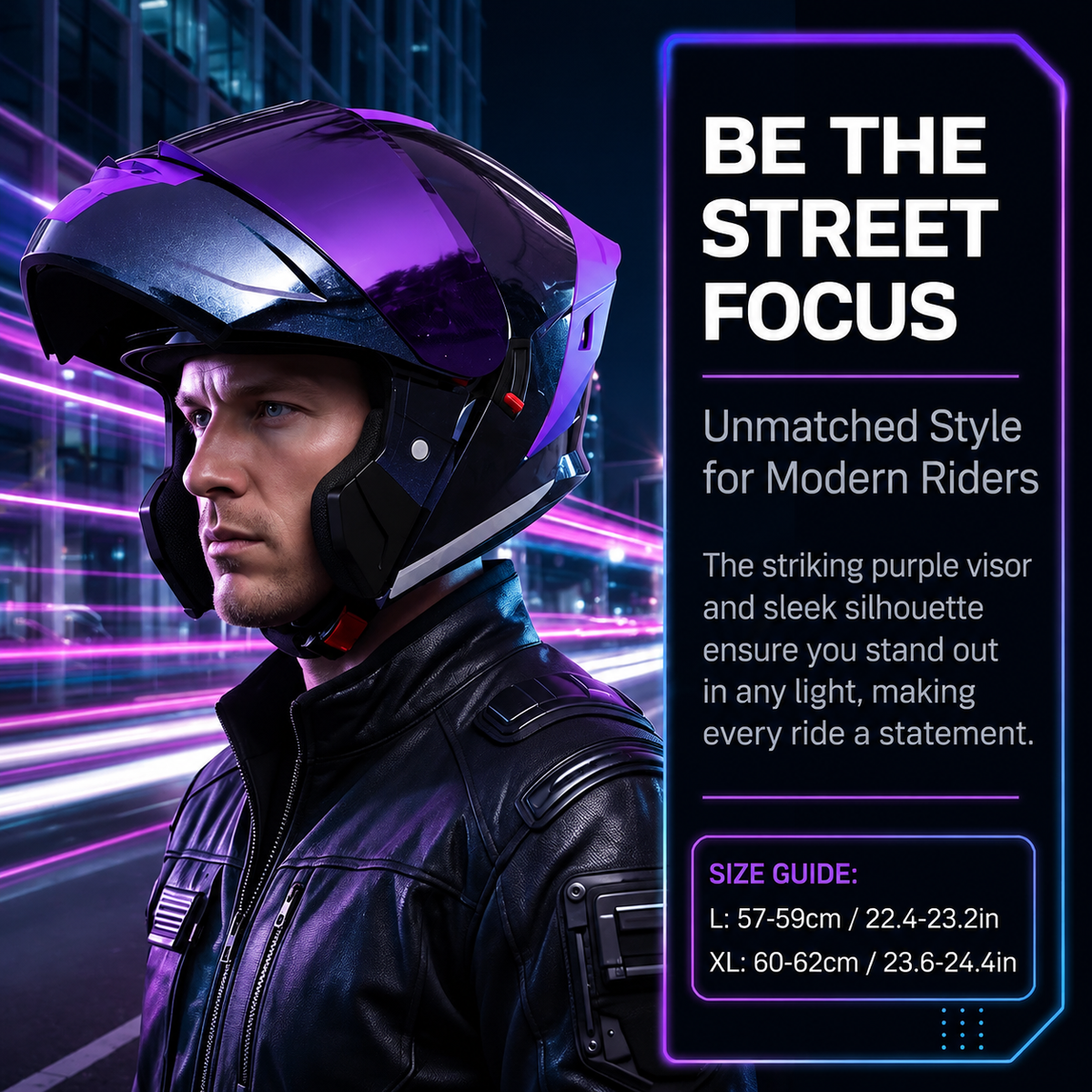 Wolf Flip Up Motorcycle Helmet-H33