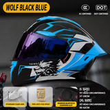 WOLF BLACK BLUE