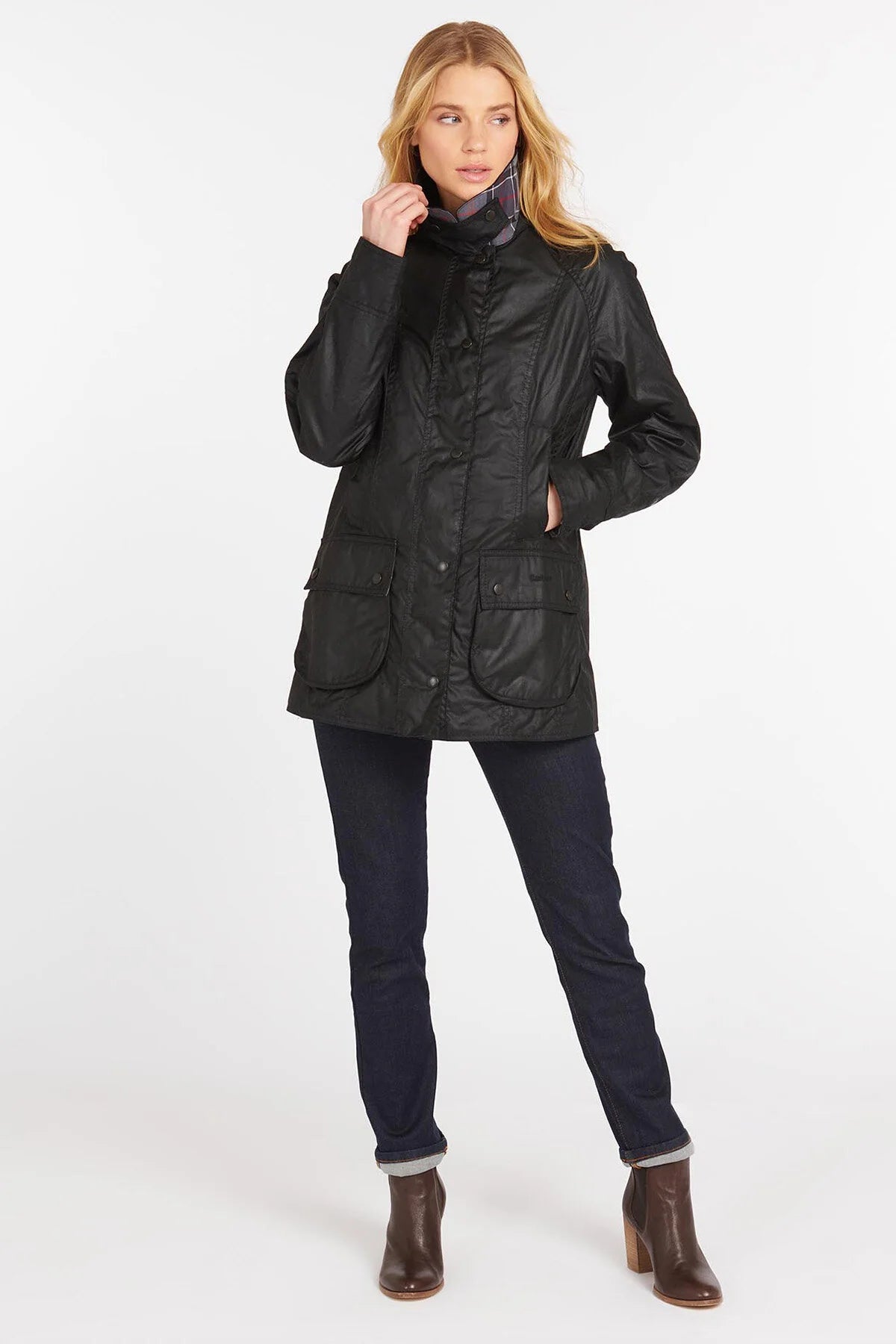 Beadnell Wax Jacket - BLACK