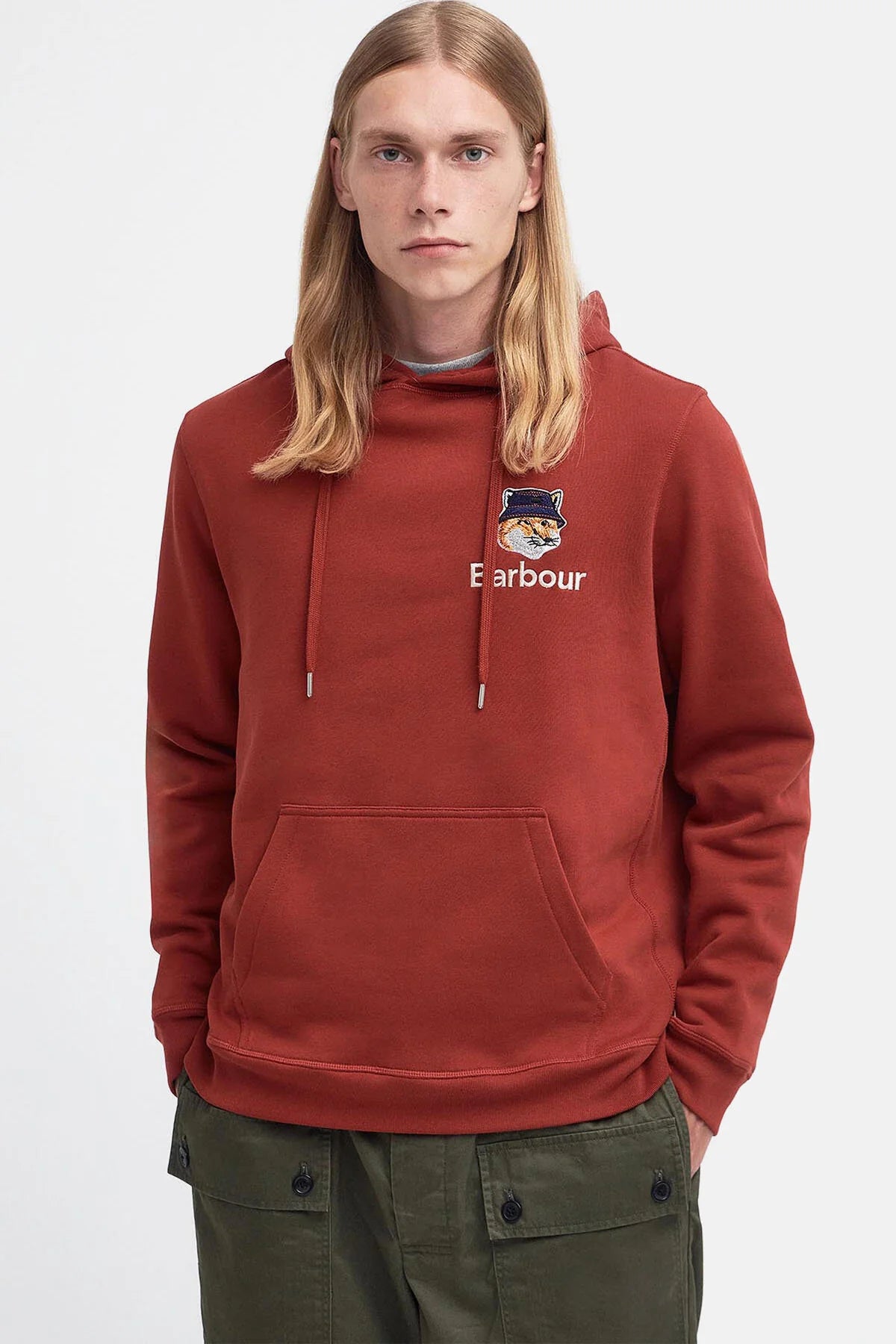 Fox Head Hoodie - BURNT HENNA