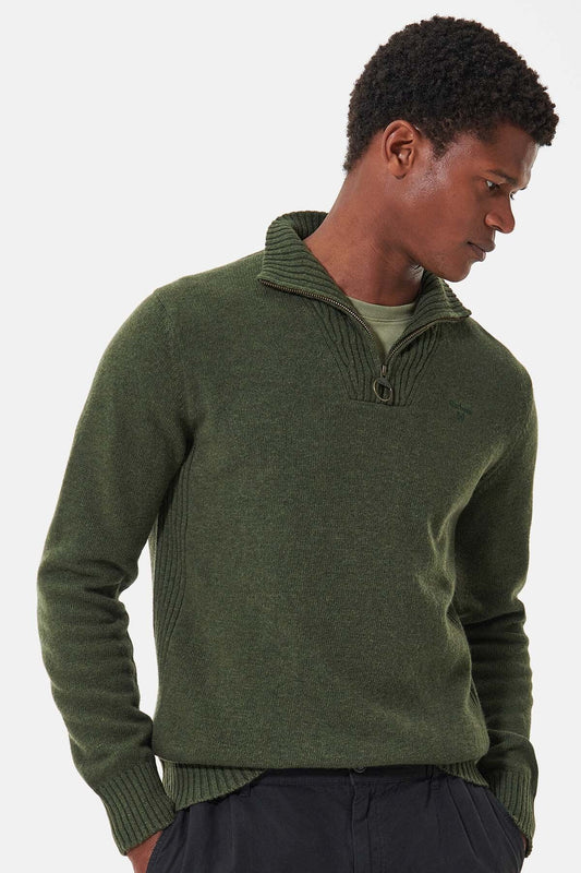 Essential Wool Sweater - MID OLIVE