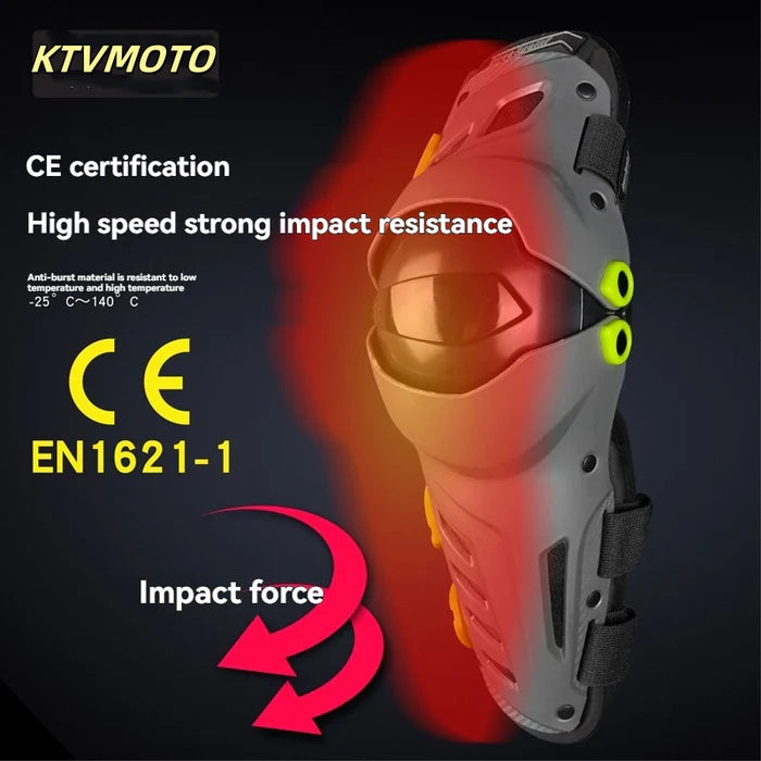LED Light Cool Off-Road Racing Knee Pads-Y07