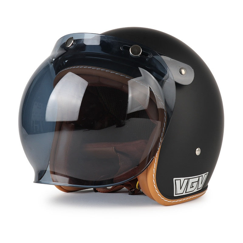 DOT Motorcycle Helmet 3/4 Half Helmet-H38