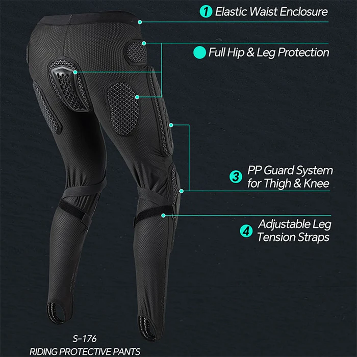 CE-Certified Motorcycle Body Armor – Full Chest & Back Protection (Plus Size)-A01