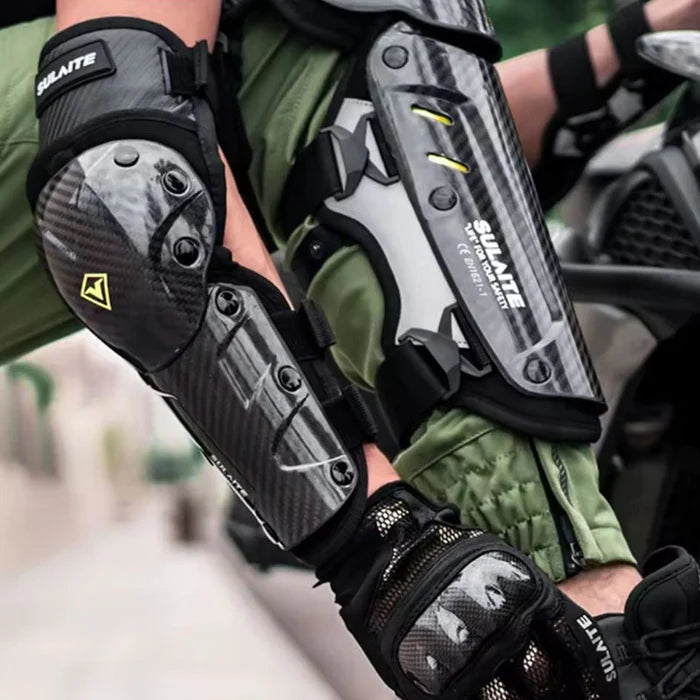 CE2 certified carbon fiber protective gear set - Y05