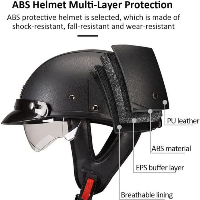 Japanese-Style Retro Summer Half Helmet – H15