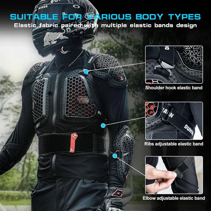 CE Level 2 Body Armor – Chest & Spine Protection-A04