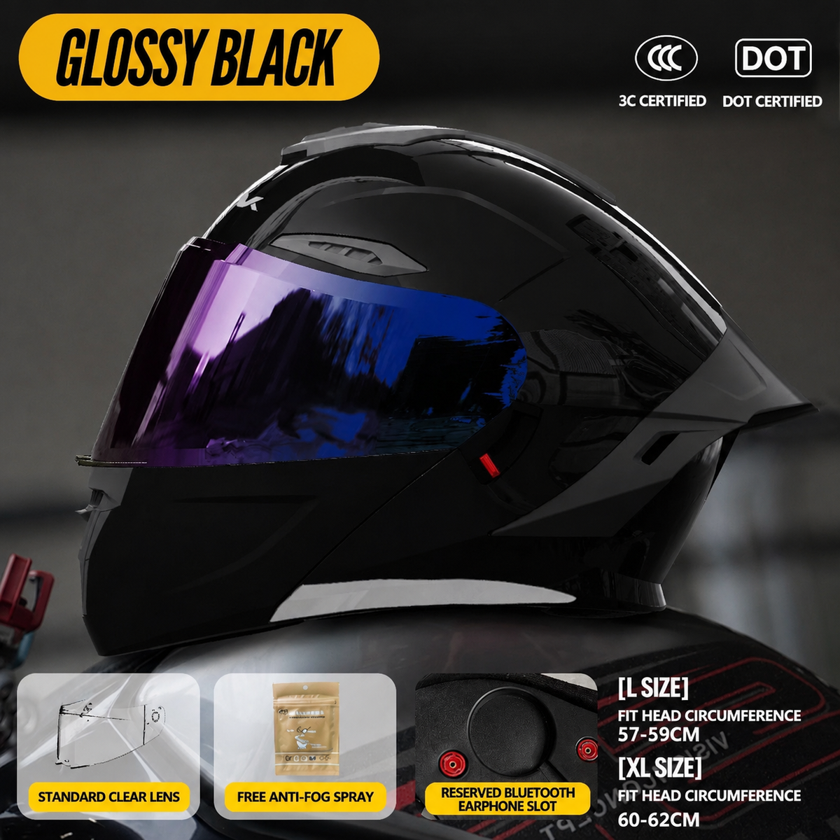 Sport Modular Motorcycle Helmet -H27