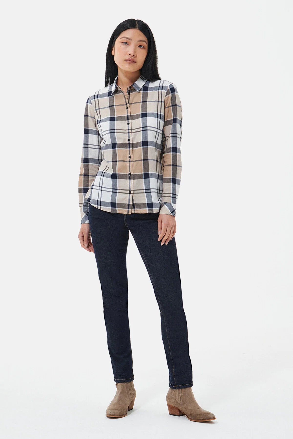 Bredon Shirt - FAWN TARTAN