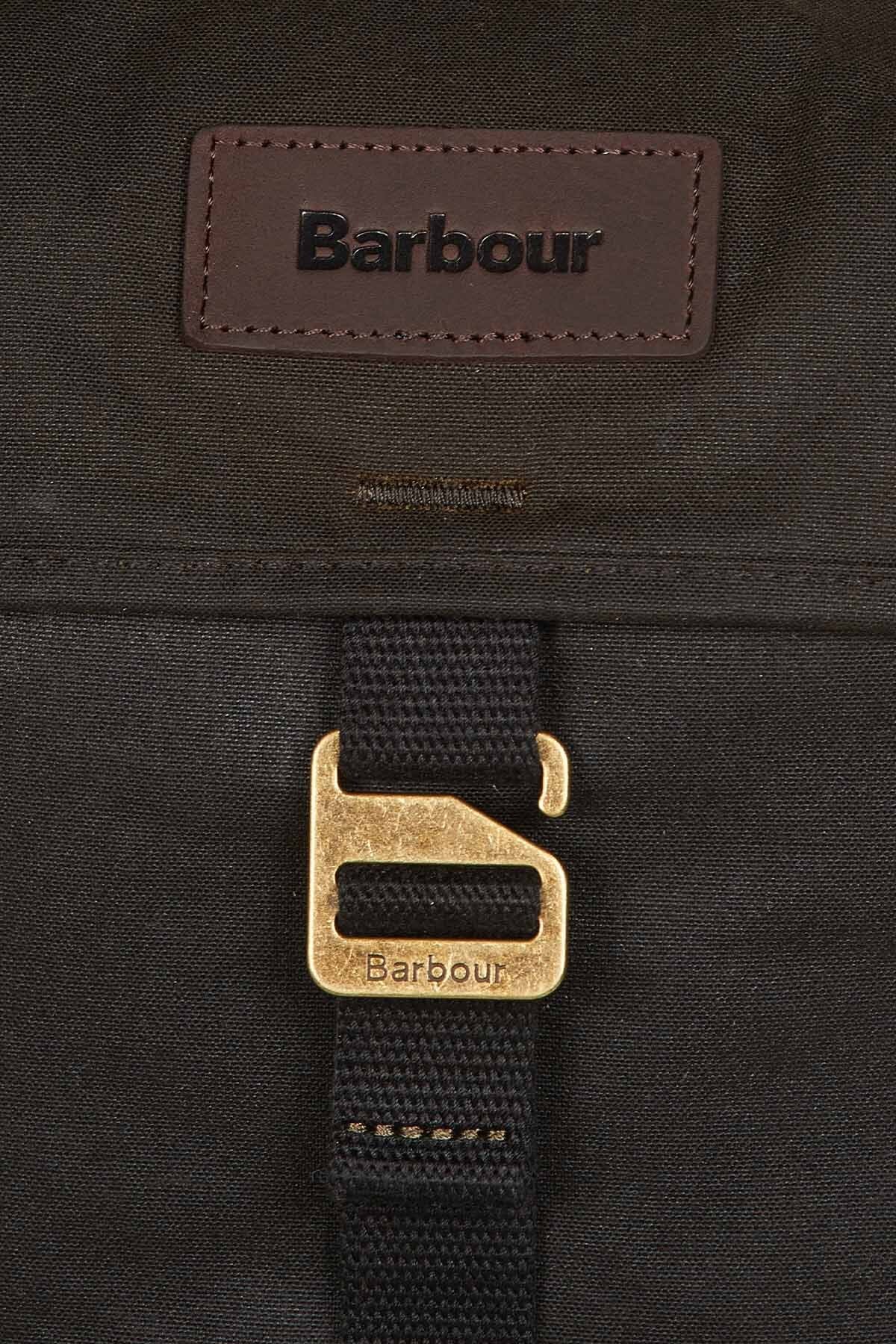 Waxed Cotton Backpack - OLIVE