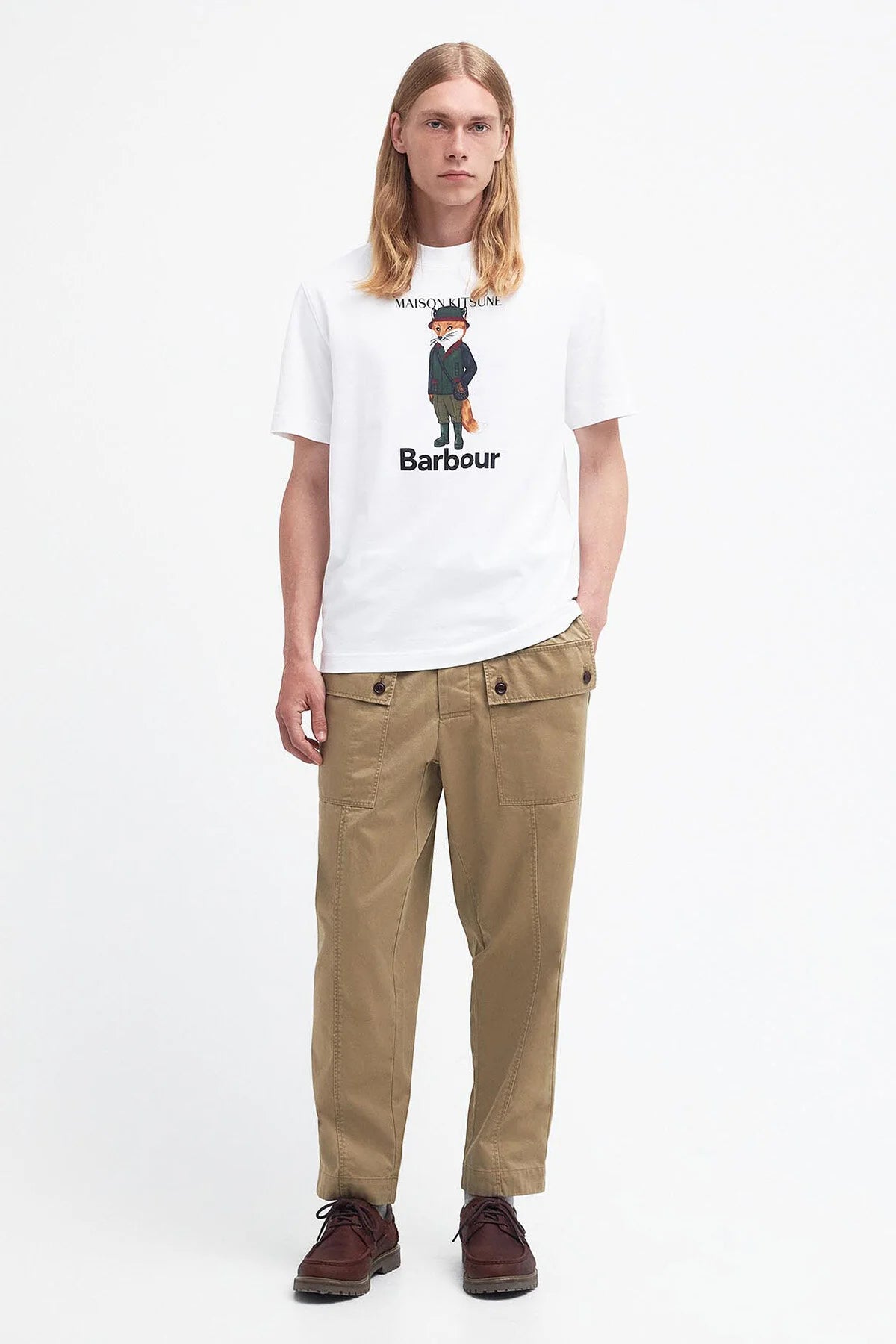 Beaufort Fox T-Shirt - WHITE
