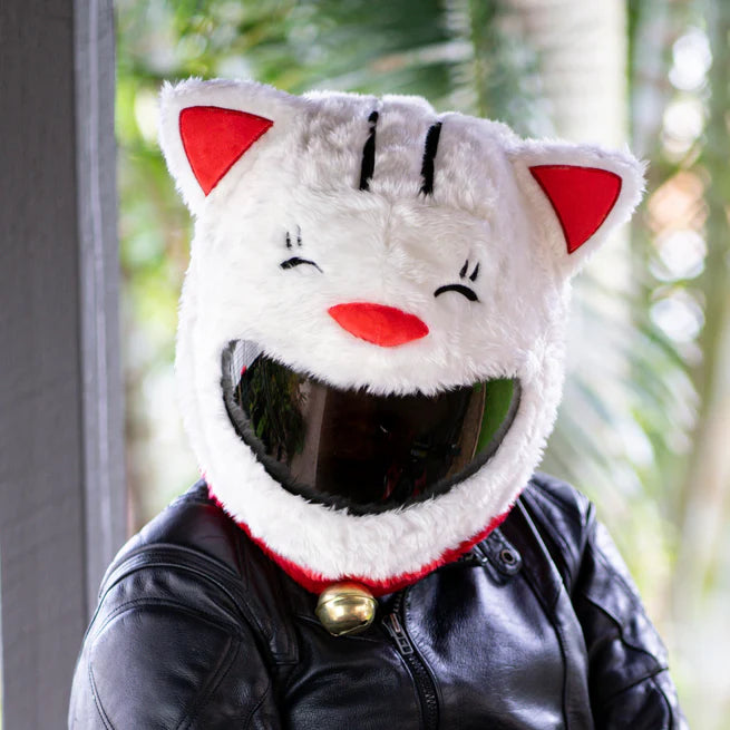 Motorcycle Helmet Cover - Lucky Cat