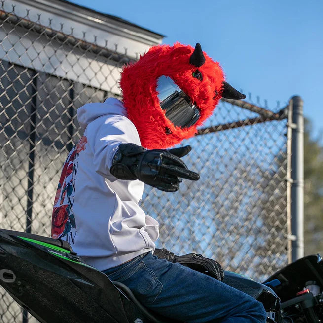Motorcycle Helmet Cover - Devil