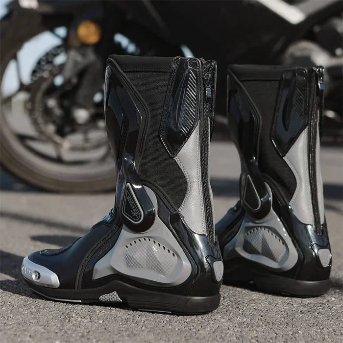 Anti-collision road breathable motorcycle riding boots-B03