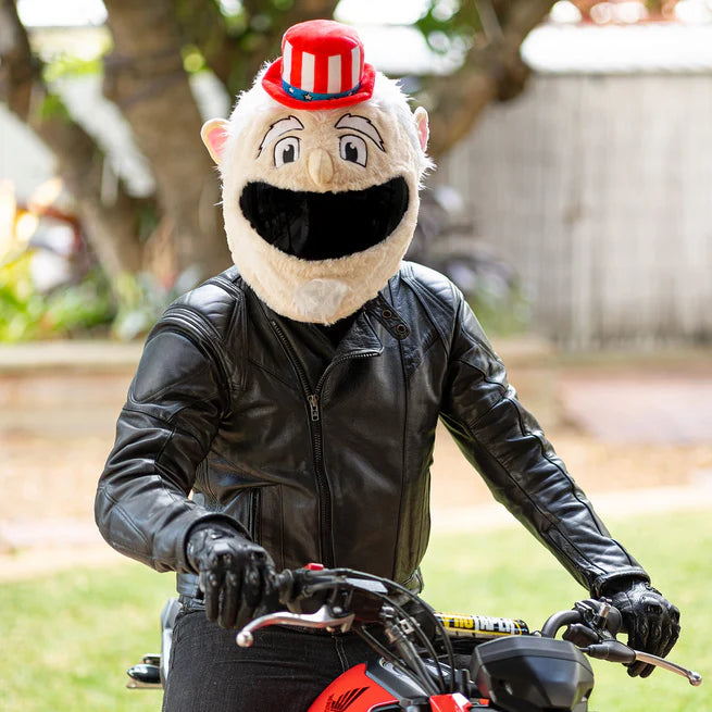 Motorcycle Helmet Cover - Uncle Sam