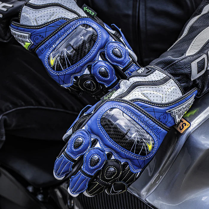 CE2 Carbon Fiber Leather Racing Gloves - G05