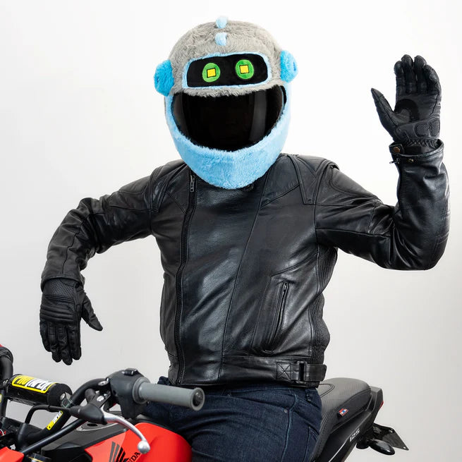 Motorcycle Helmet Cover - Robot