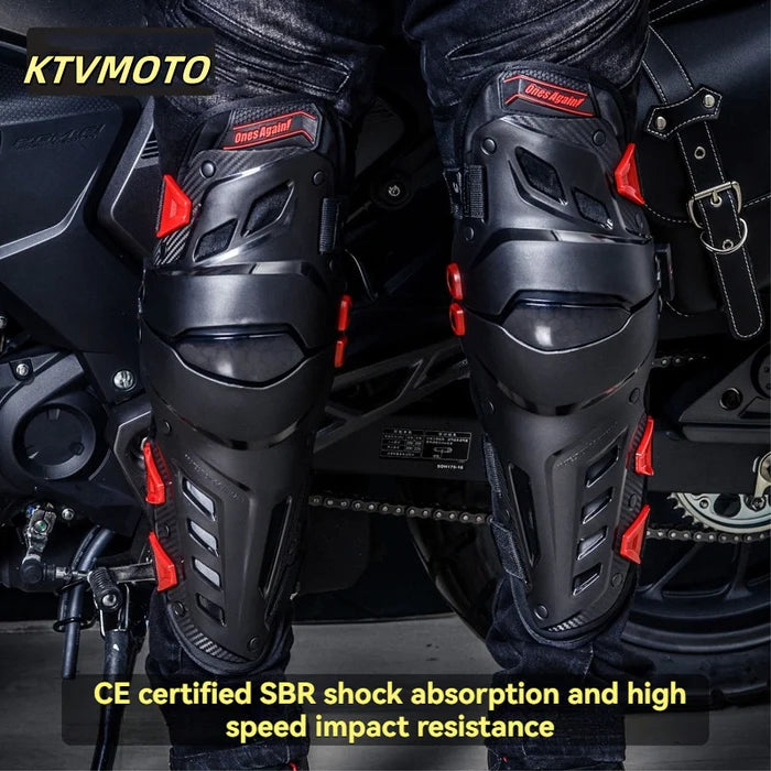 LED Light Cool Off-Road Racing Knee Pads-Y07