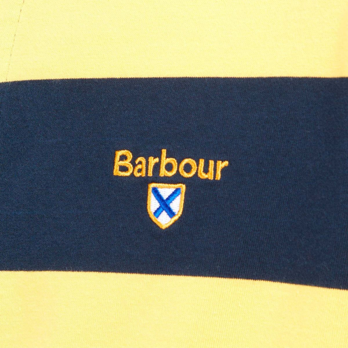 Hollywell Striped Rugby Shirt - NAVY