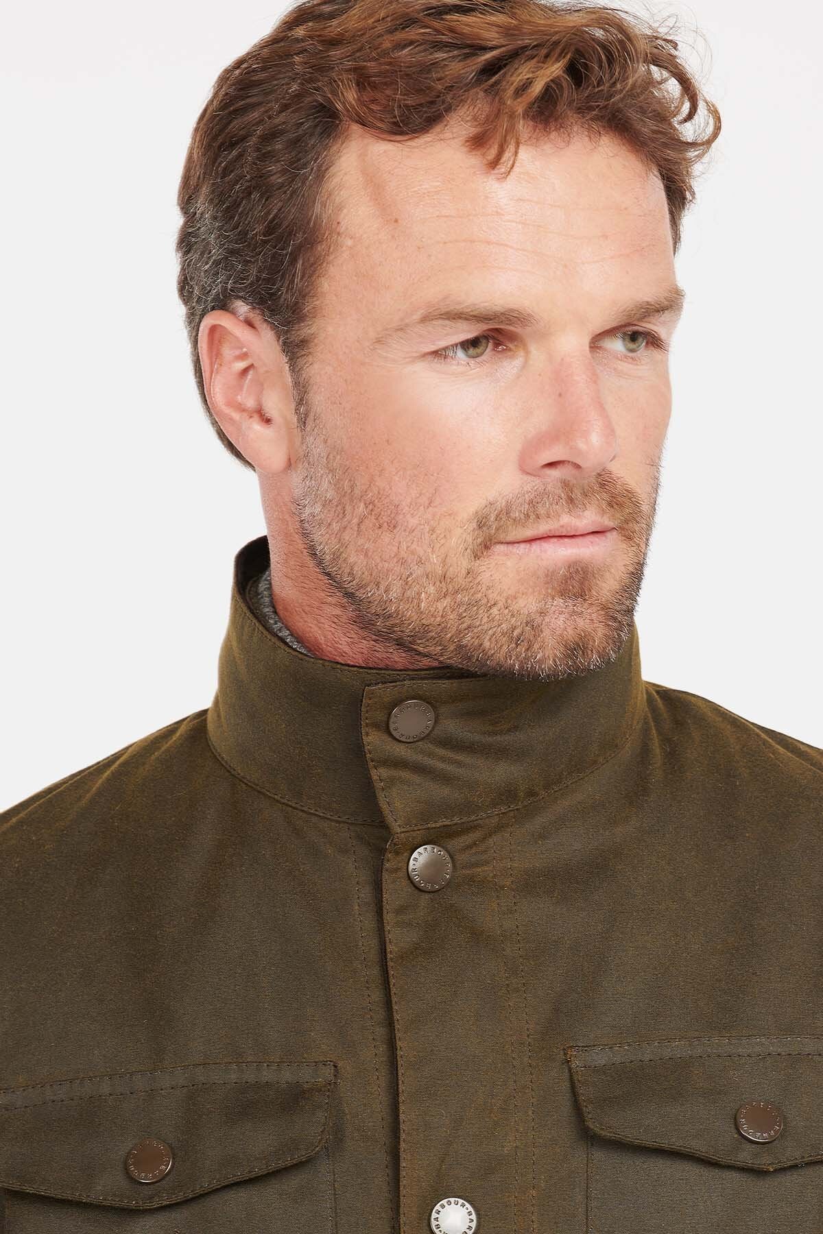 Ogston Wax Jacket - OLIVE