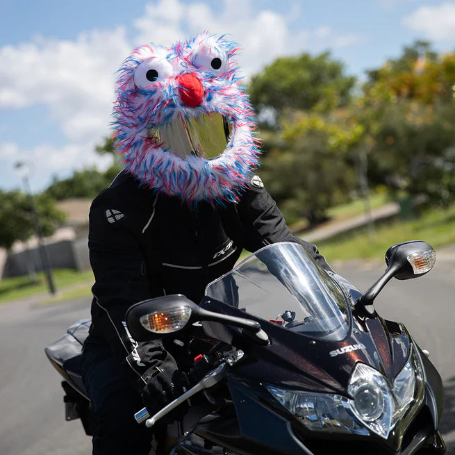 Motorcycle Helmet Cover - Red, White And Blue