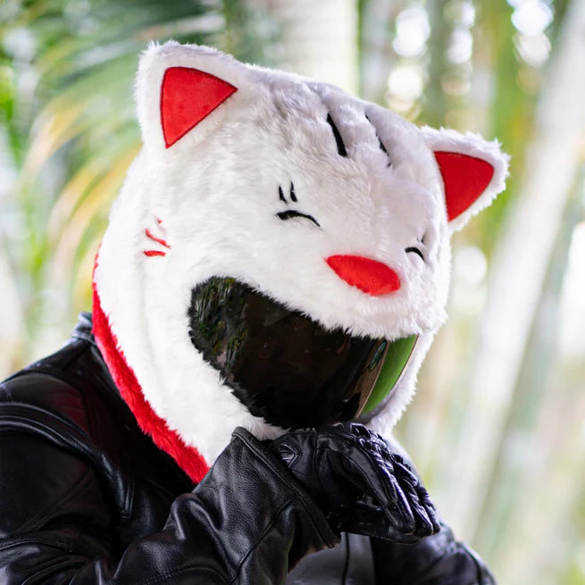 Motorcycle Helmet Cover - Lucky Cat