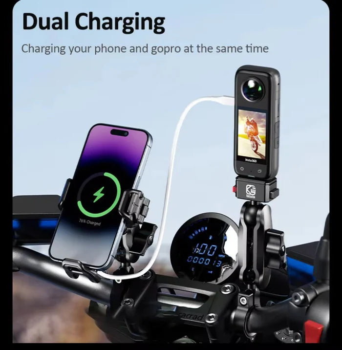 Wireless PD fast charging shock-absorbing anti-theft bracket-S04