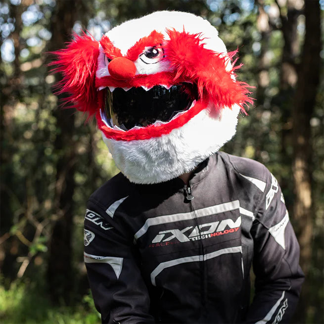 Motorcycle Helmet Cover - Scary Clown