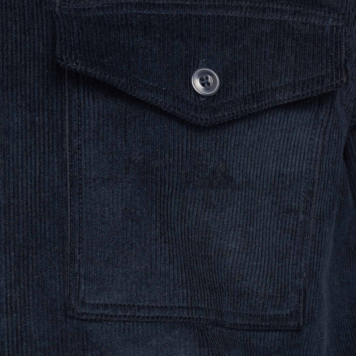 Cord Overshirt - NAVY