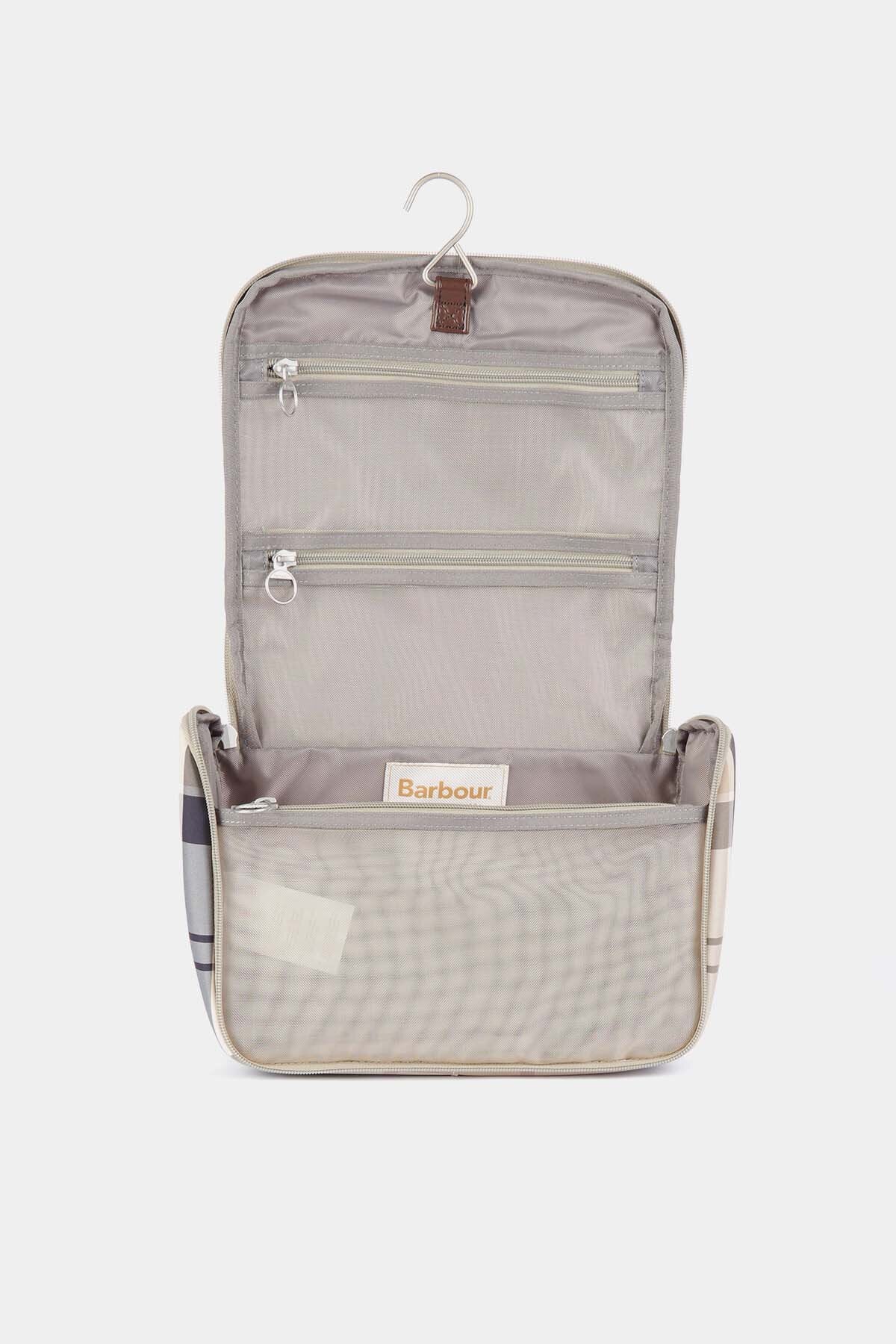 Hanging Washbag - ROSEWOOD TARTAN