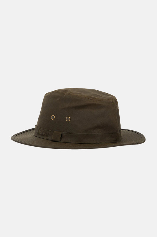 Dawson Wax Safari Hat - OLIVE