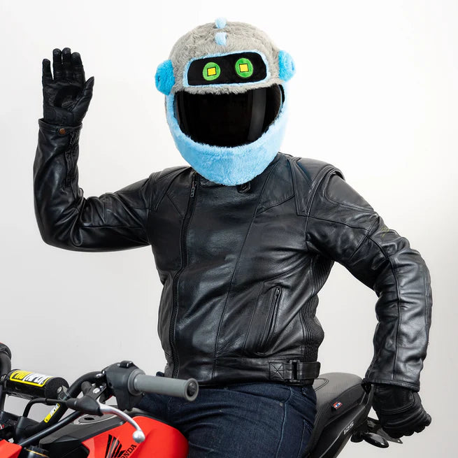 Motorcycle Helmet Cover - Robot