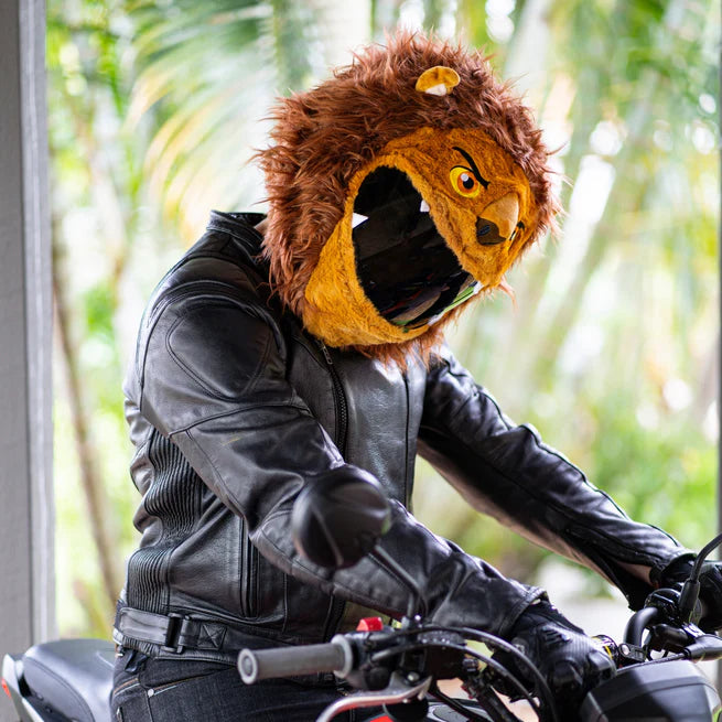 Motorcycle Helmet Cover - Lion