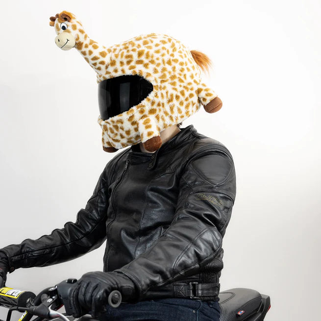 Motorcycle Helmet Cover - Giraffe