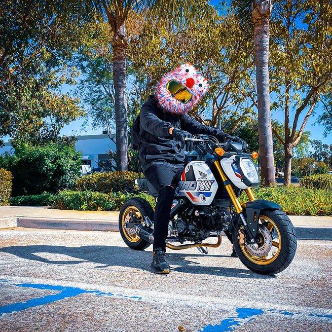 Motorcycle Helmet Cover - Red, White And Blue