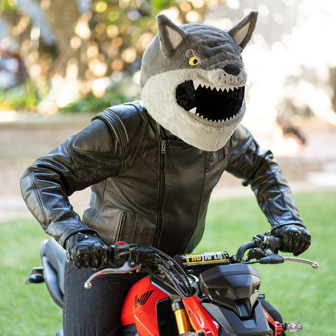 Motorcycle Helmet Cover - Wolf