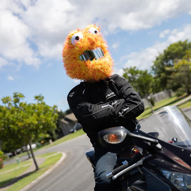 Motorcycle Helmet Cover - Red, Orange And Yellow