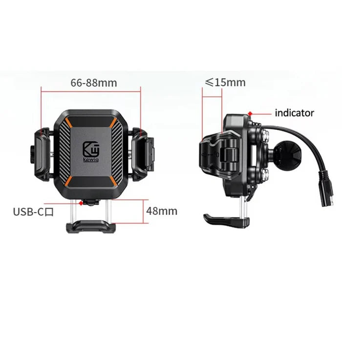 Wireless PD fast charging shock-absorbing anti-theft bracket-S04